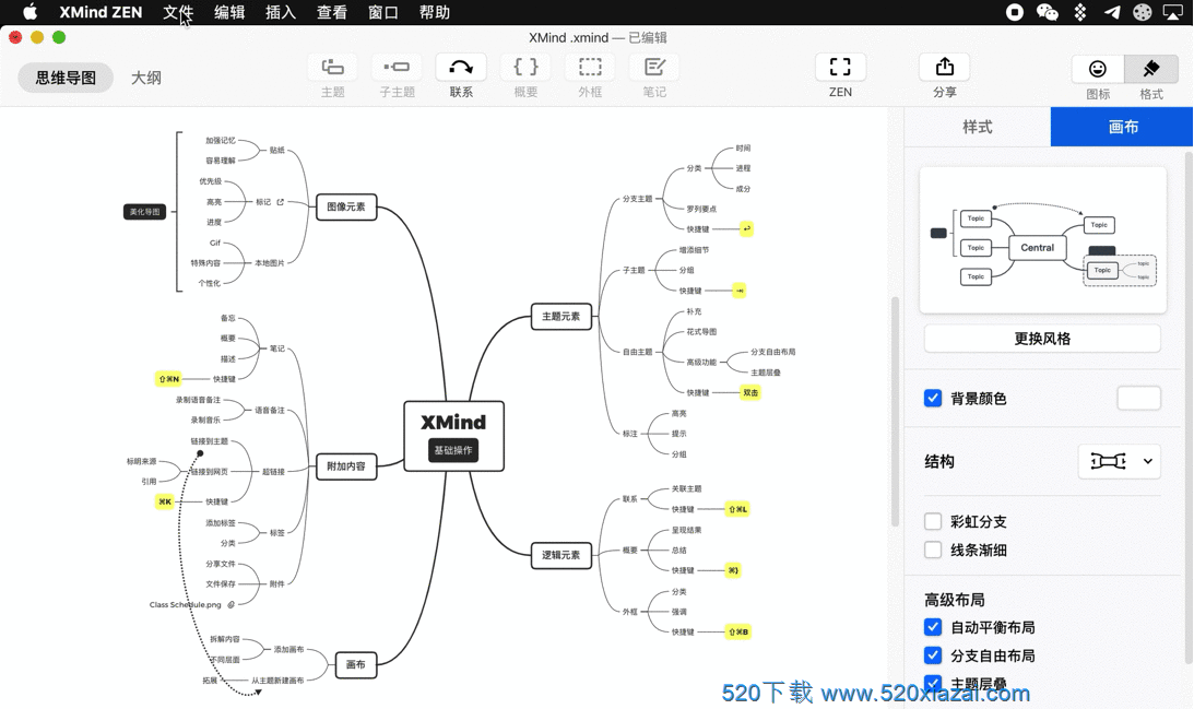 XMind ZEN2020 for Mac 苹果系统思维导图