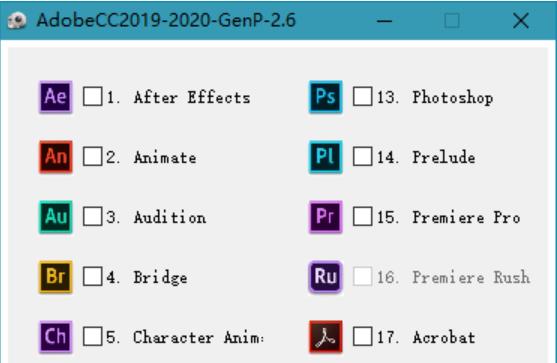 GenP v2.6 绿色版Adobe通用补丁下载