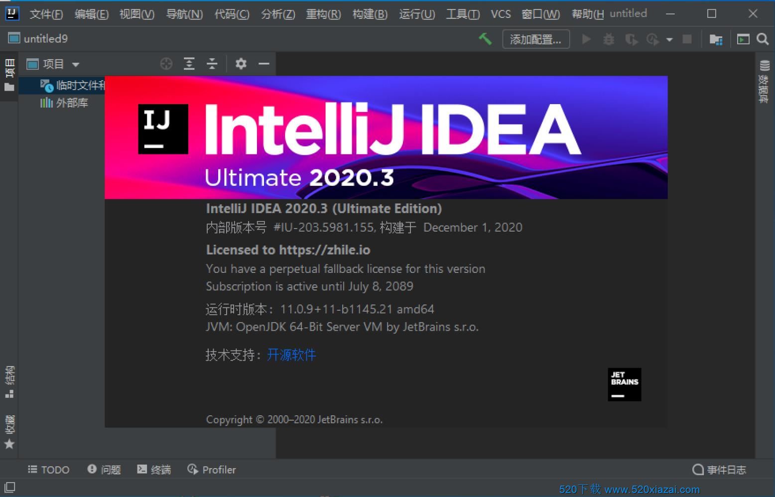 IntelliJ IDEA2020.3.3 IDEA2020.3.3汉化版