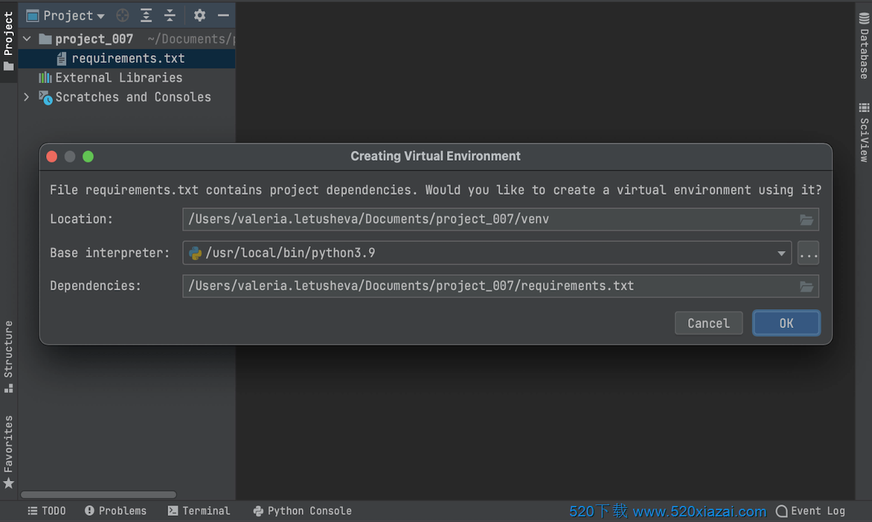 PyCharm2020.3.1 mac Jetbrains